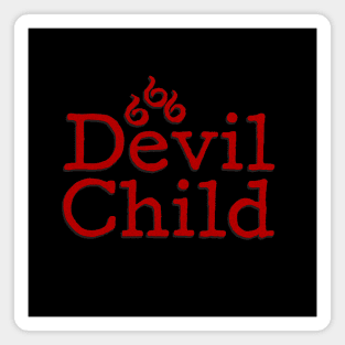 Devil Child 666 | Red on Black Mass | Satanic Magnet